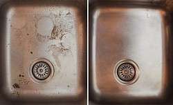 Sink cleaning